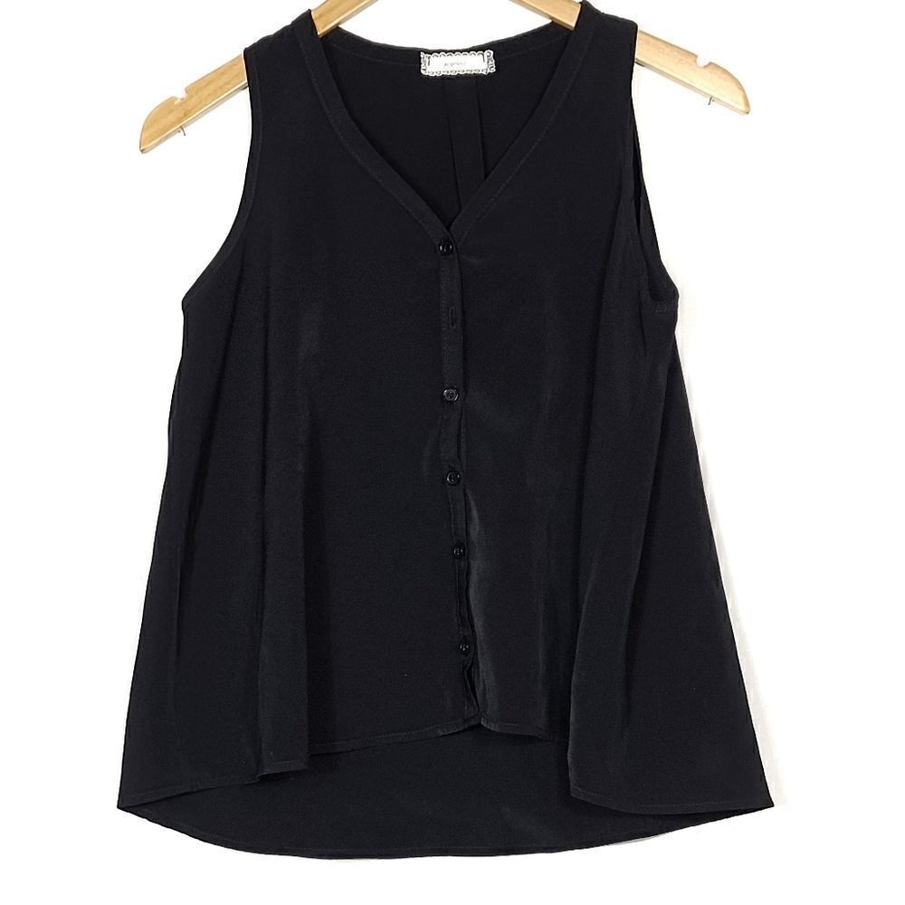 Soprano Black Button Down Shrit